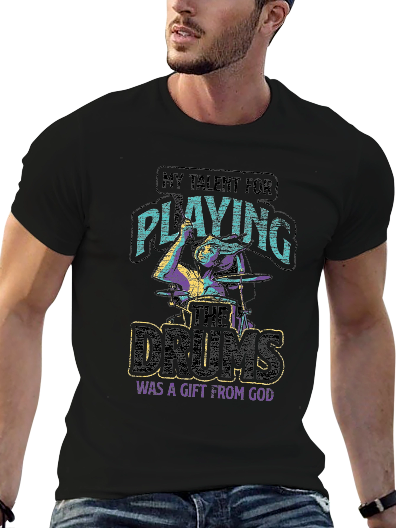 Talent for Playing Drums Gift T-Shirt