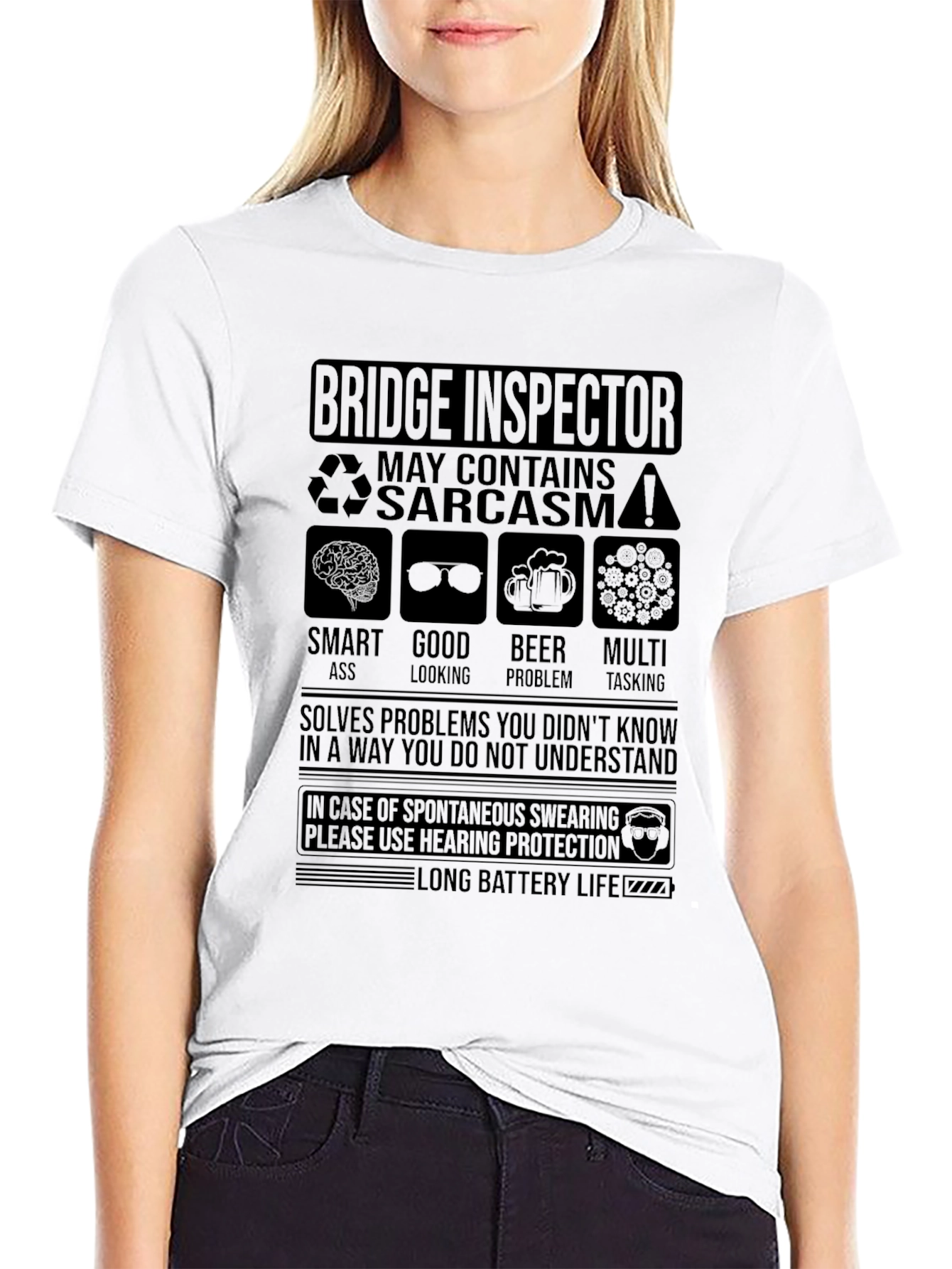 Bridge Inspector Sarcastic Humor T-Shirt