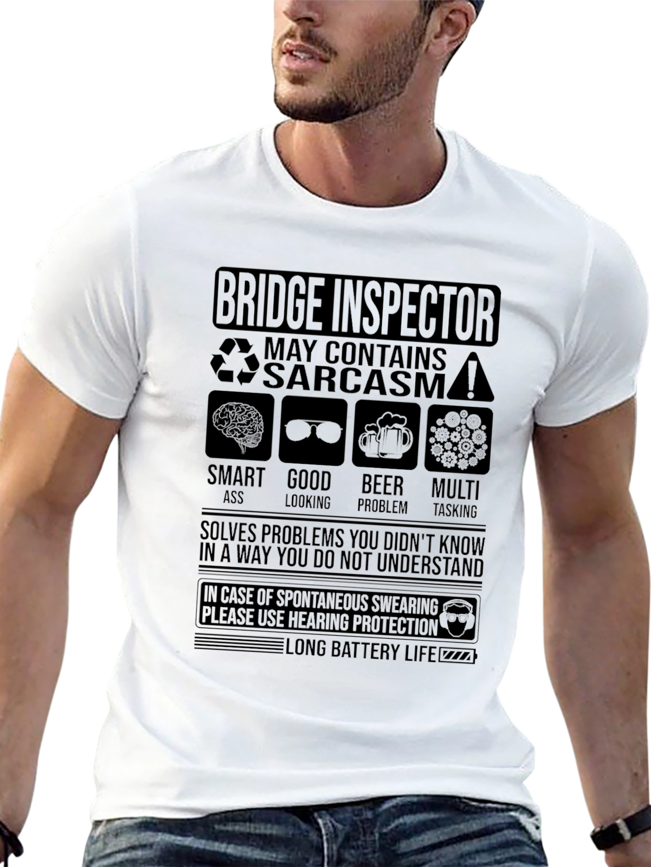 Bridge Inspector Sarcastic Humor T-Shirt