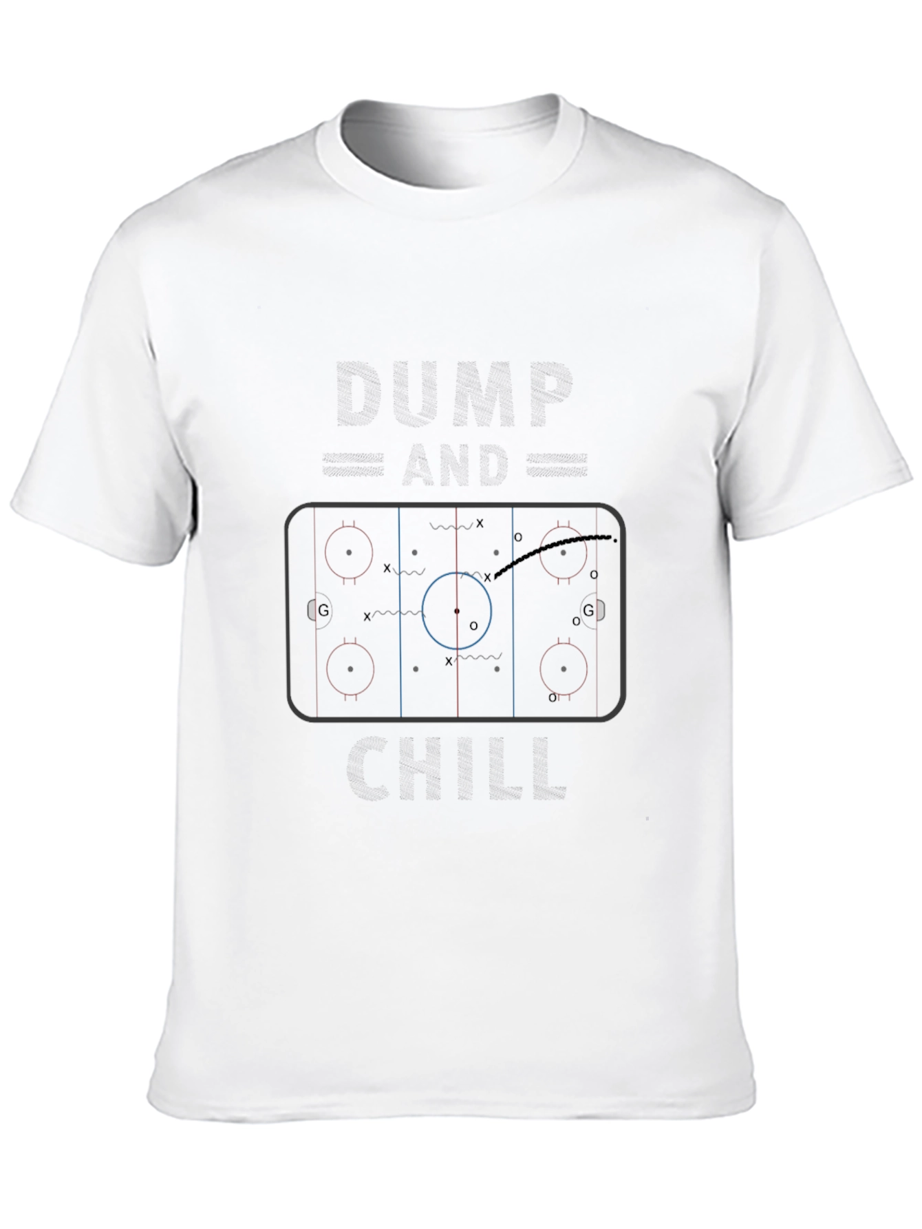 Hockey Rink Diagram T-Shirt