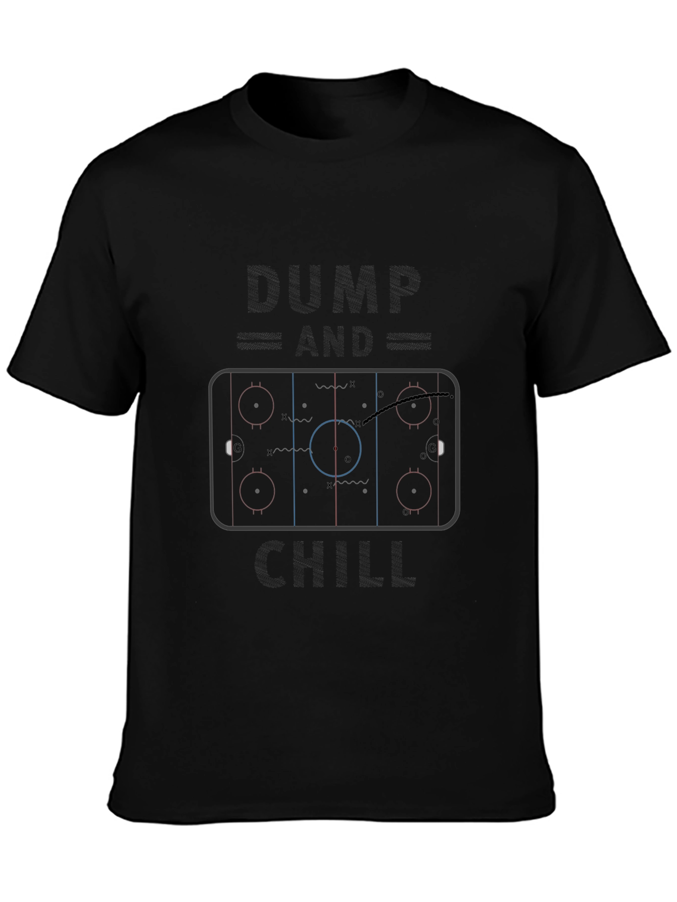 Hockey Rink Diagram T-Shirt