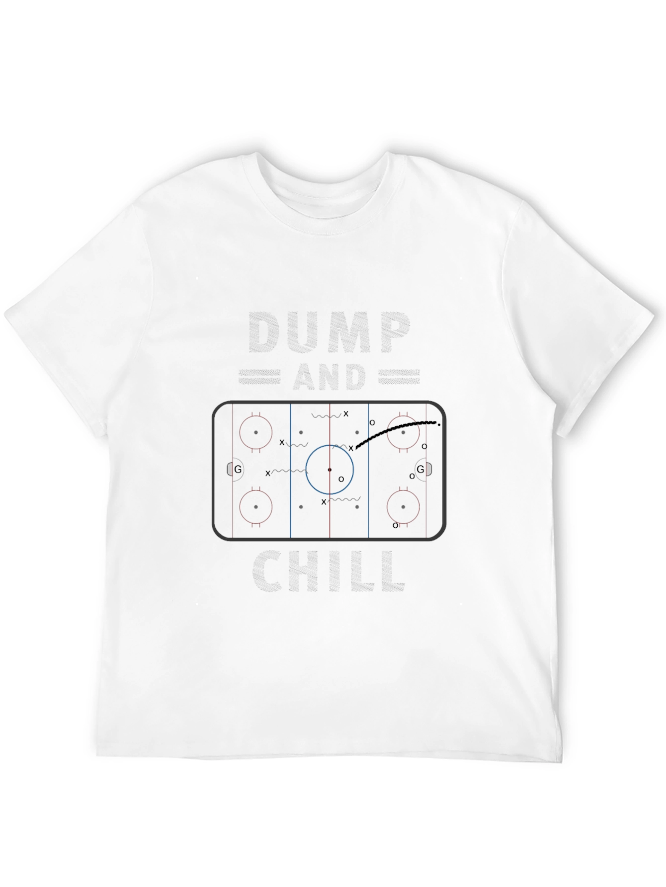 Hockey Rink Diagram T-Shirt