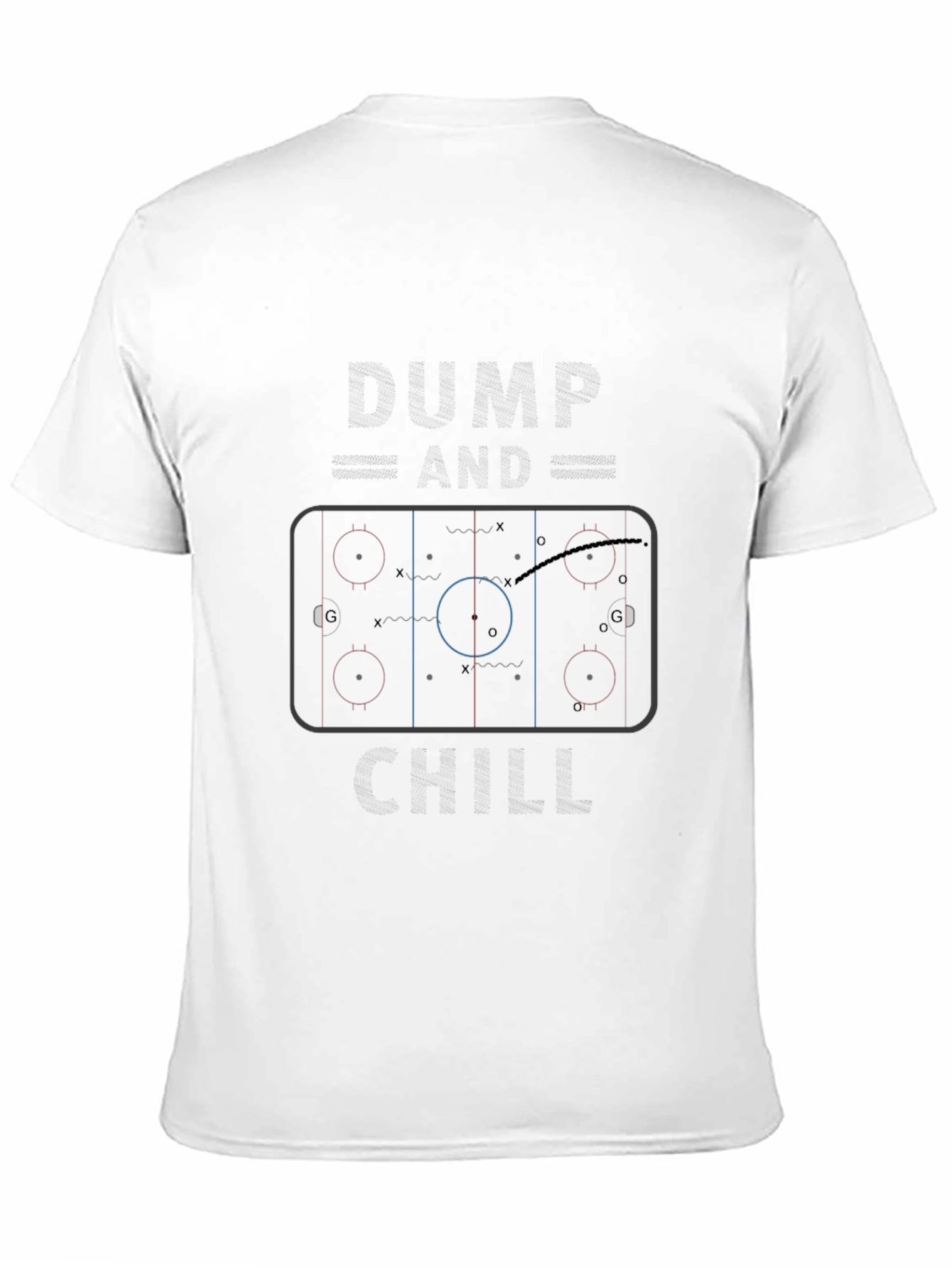Hockey Rink Diagram T-Shirt
