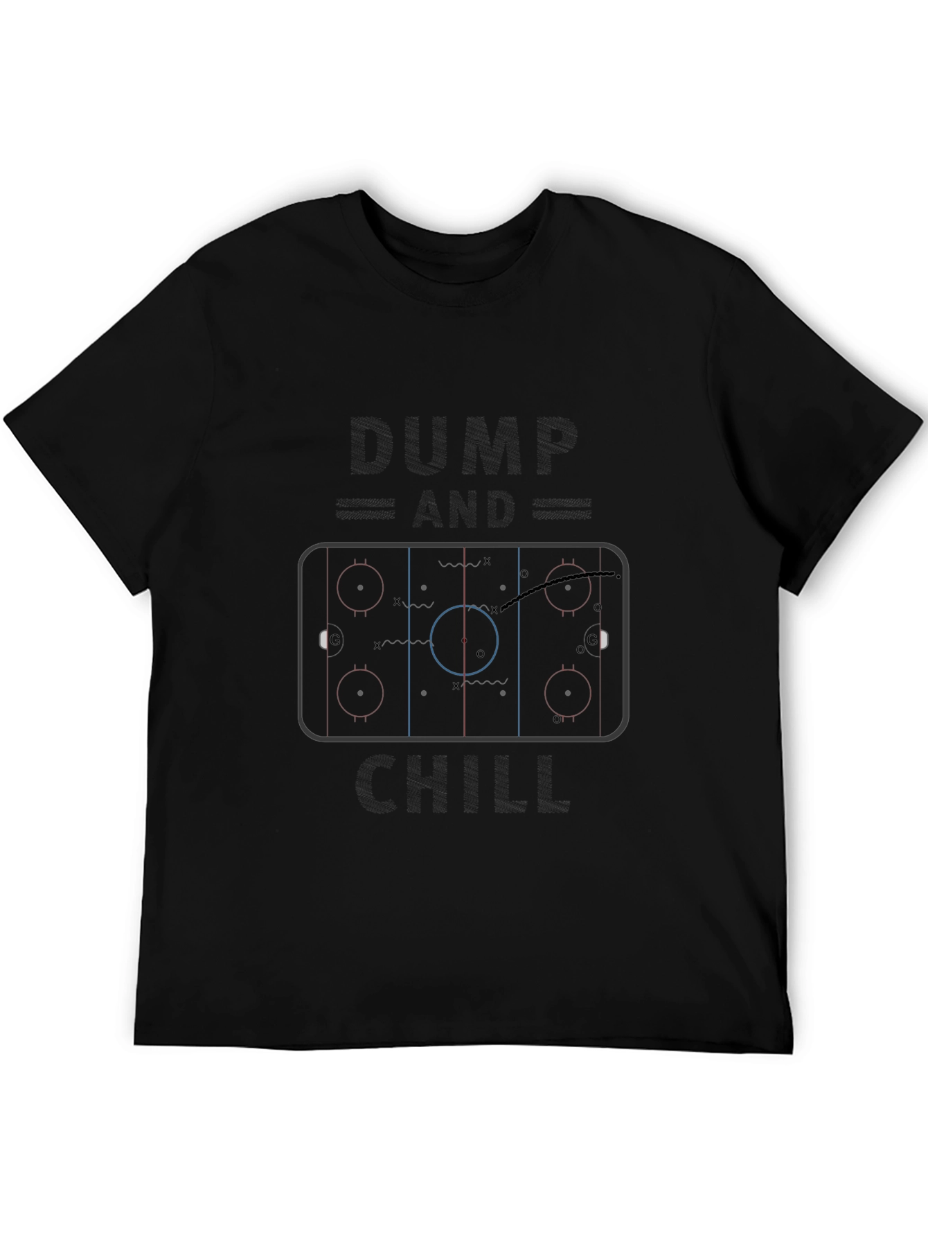 Hockey Rink Diagram T-Shirt