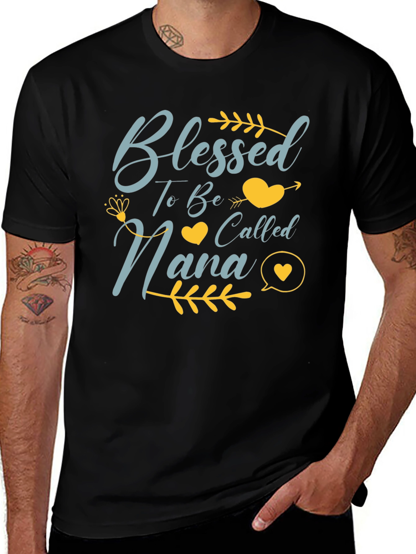 Blessed Nana T-Shirt - Cute Gift for Grandma