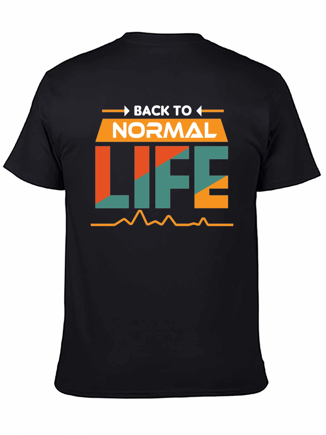 Back to Normal Life Graphic T-Shirt