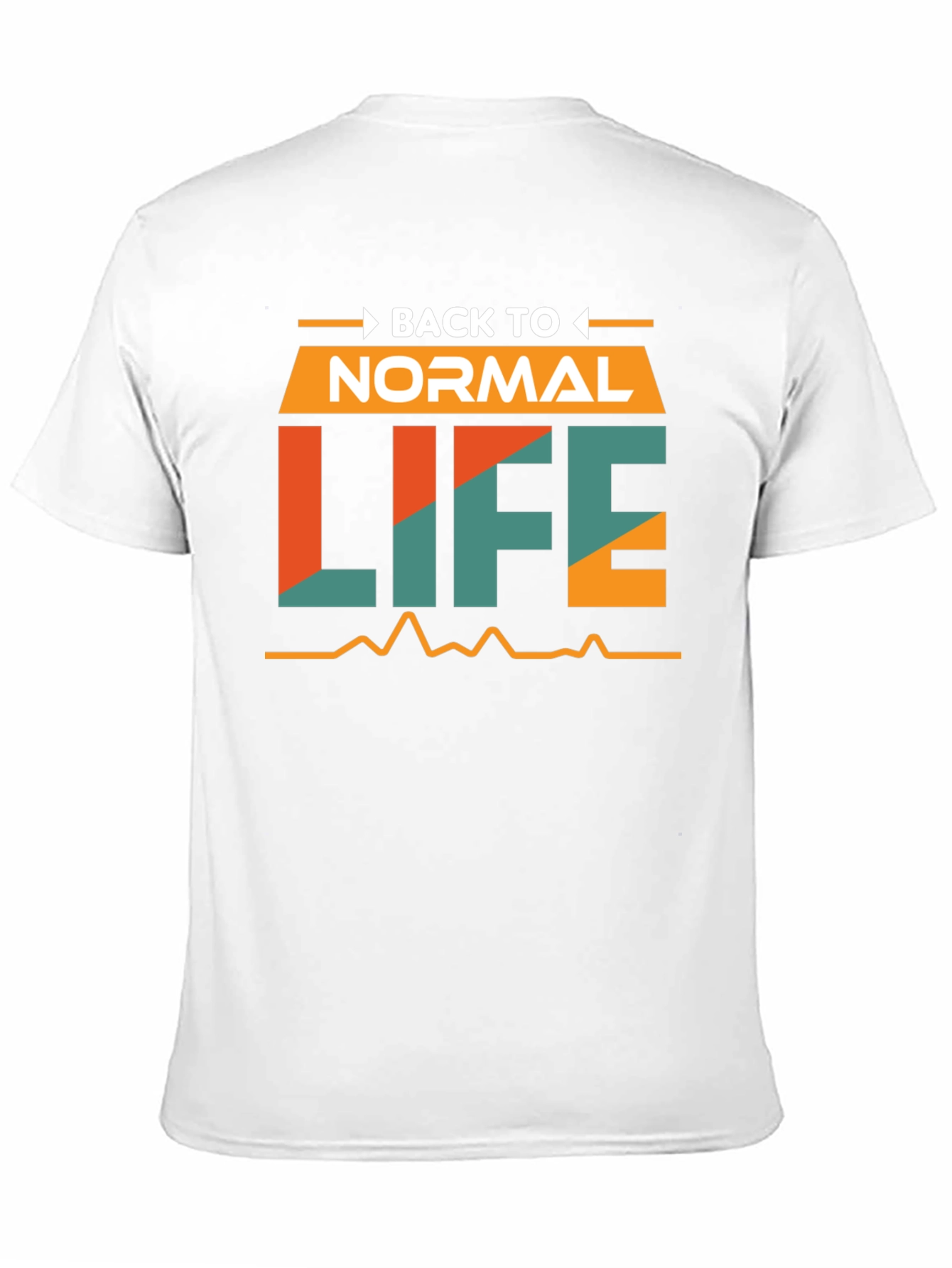 Back to Normal Life Graphic T-Shirt