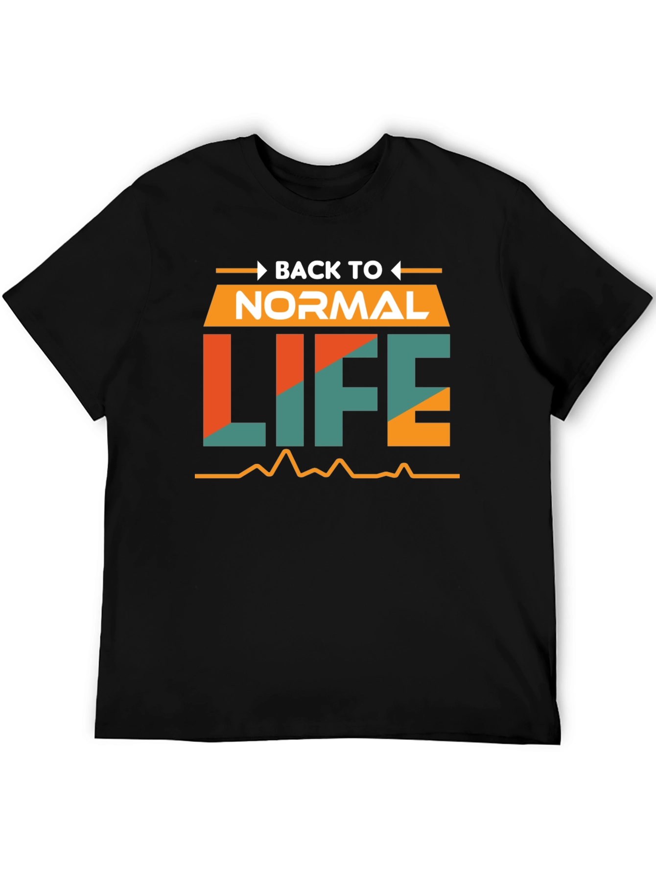 Back to Normal Life Graphic T-Shirt