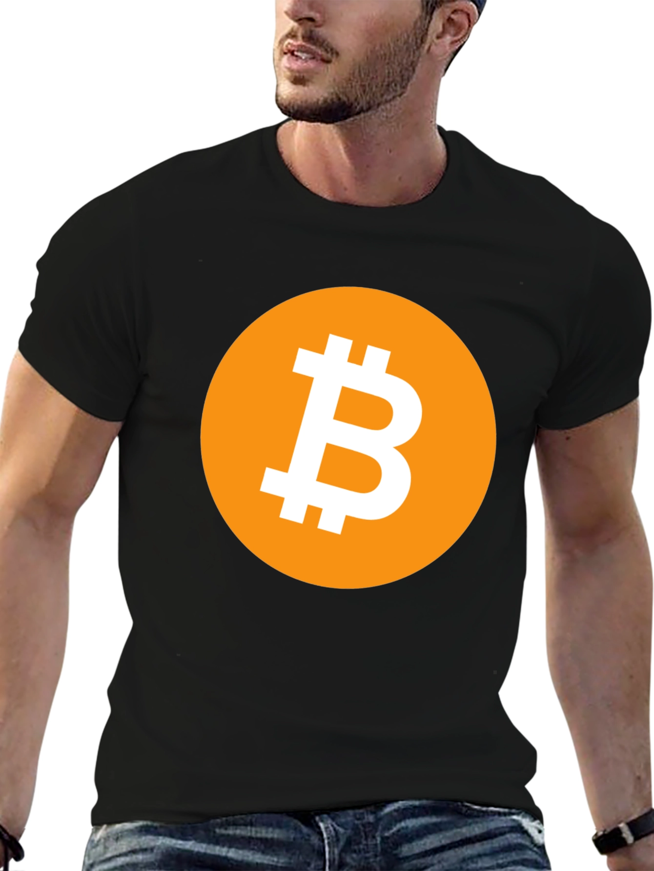 Bitcoin BTC Cryptocurrency T-Shirt - Black