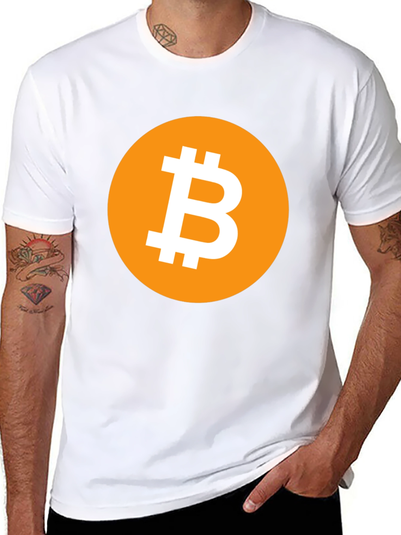 Bitcoin BTC Cryptocurrency T-Shirt - Black