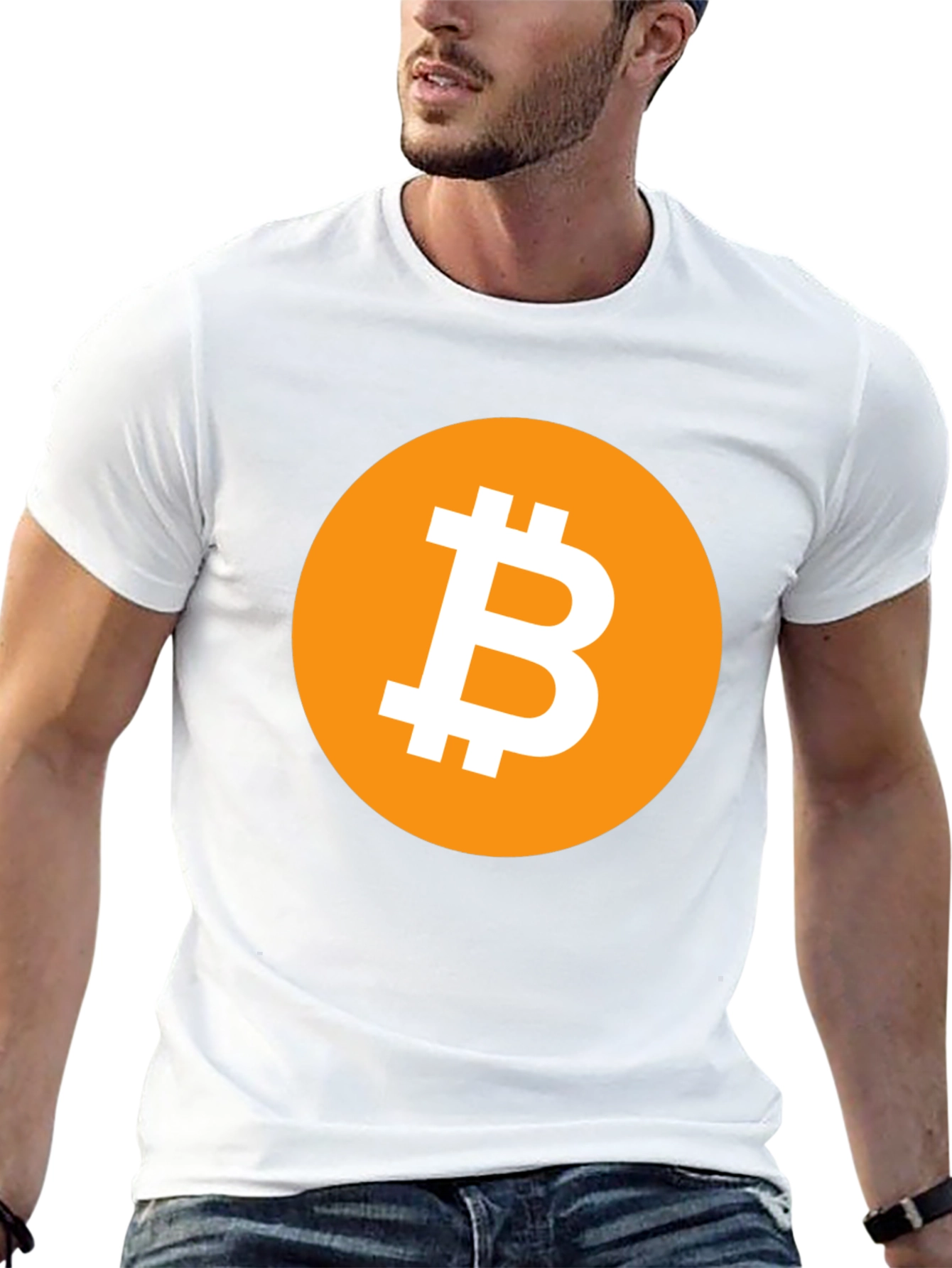 Bitcoin BTC Cryptocurrency T-Shirt - Black