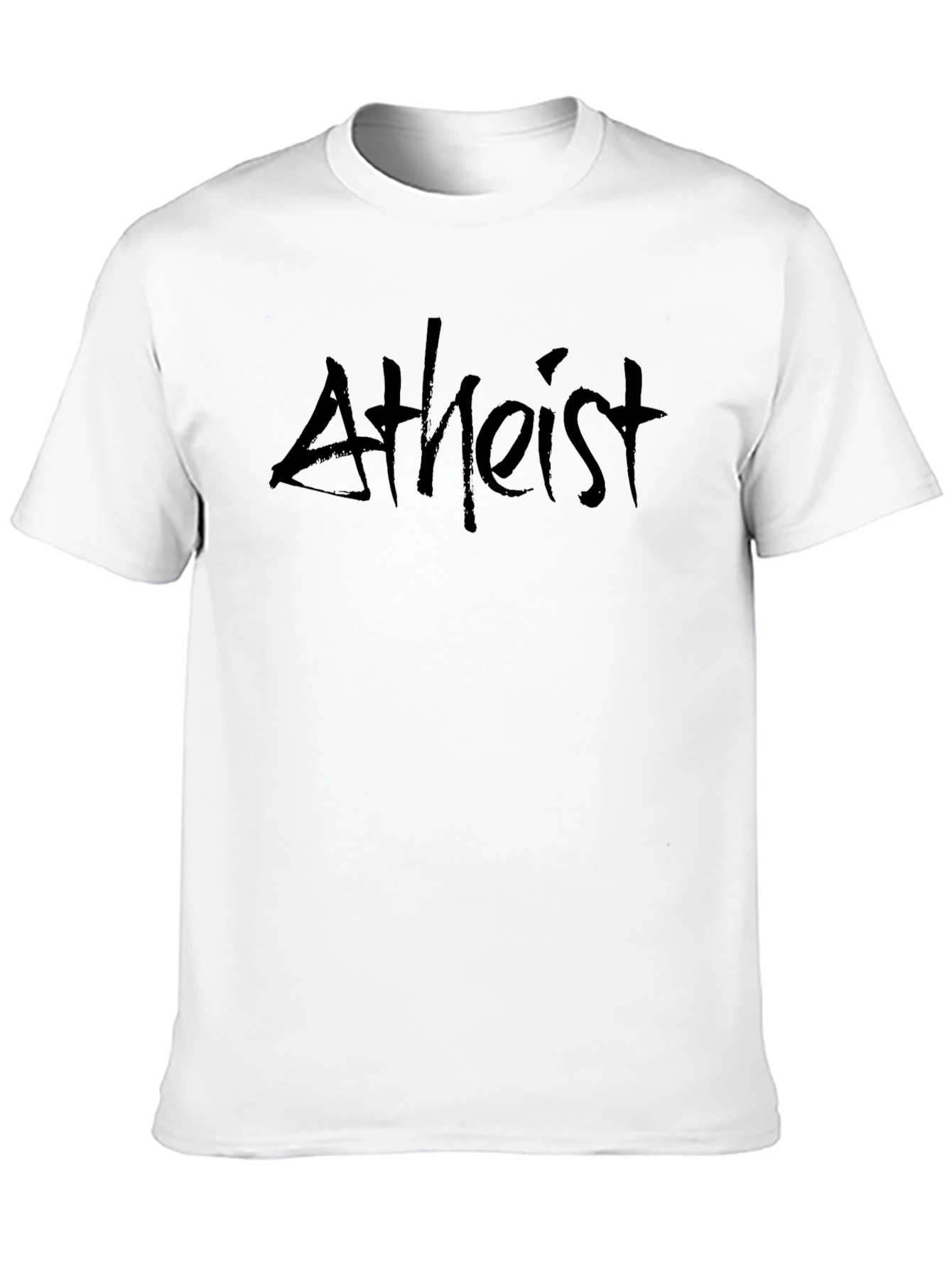 Atheist Black Tee - Bold Statement T-Shirt