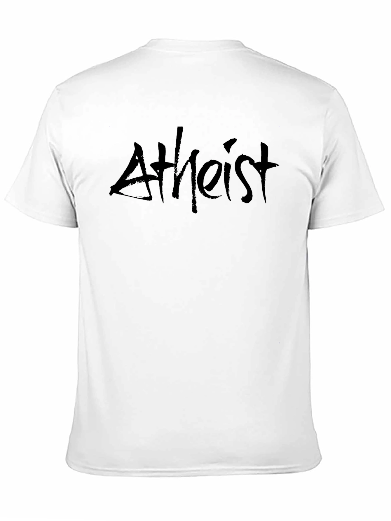 Atheist Black Tee - Bold Statement T-Shirt