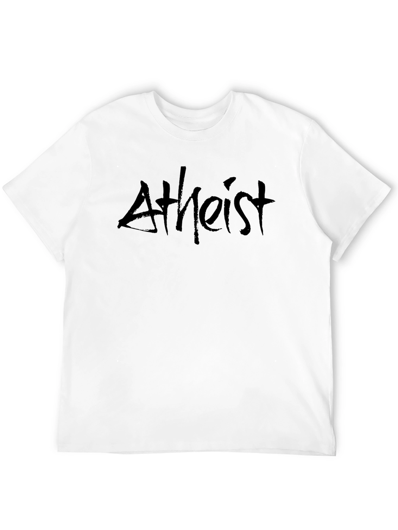 Atheist Black Tee - Bold Statement T-Shirt