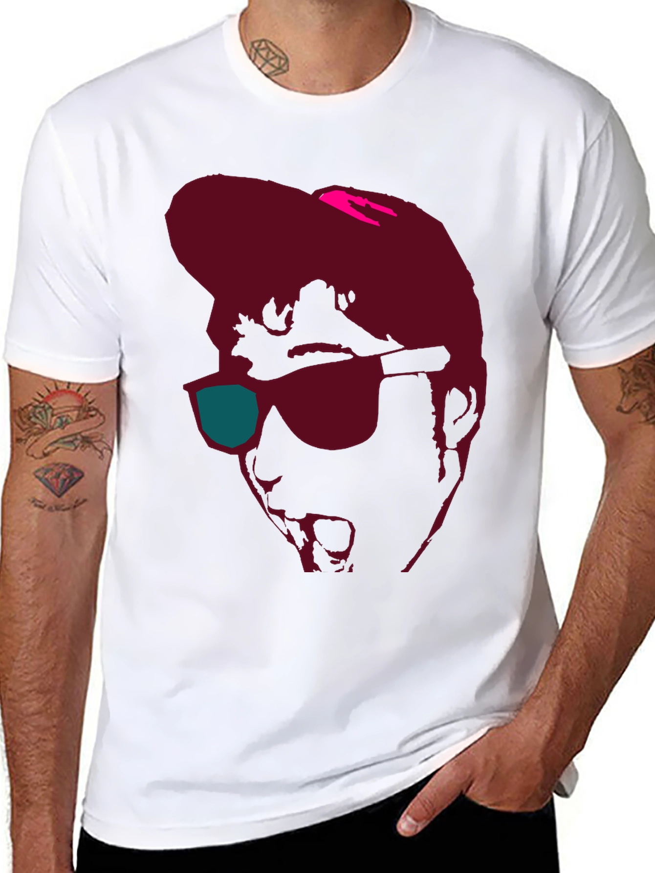 Retro Silhouette Graphic Tee