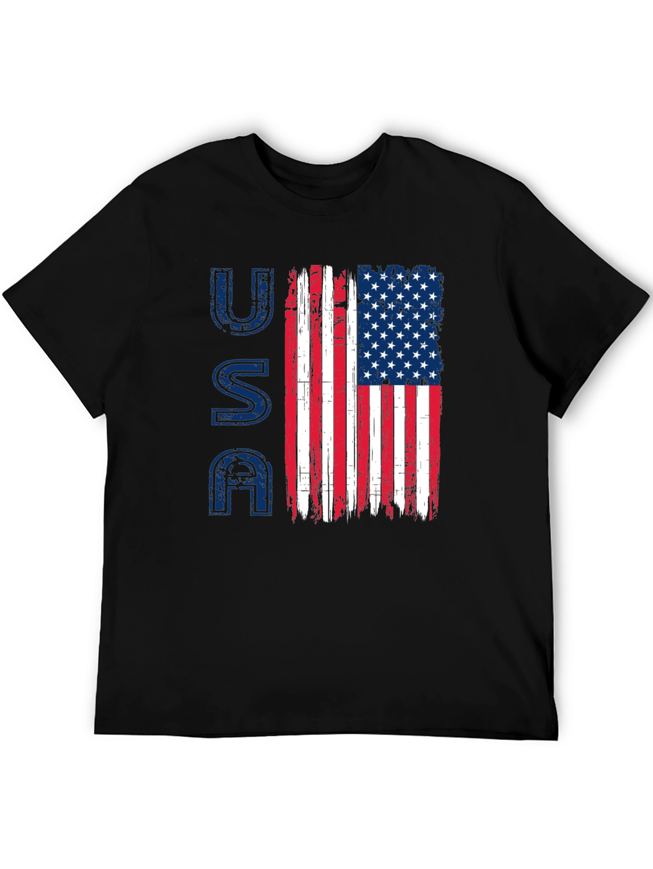 USA Flag Graphic Tee - Patriotic American Pride T-Shirt