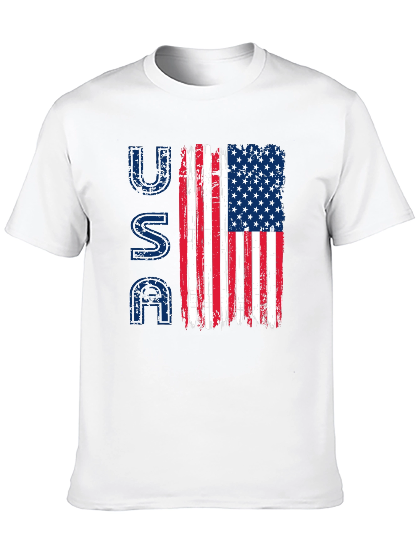 USA Flag Graphic Tee - Patriotic American Pride T-Shirt