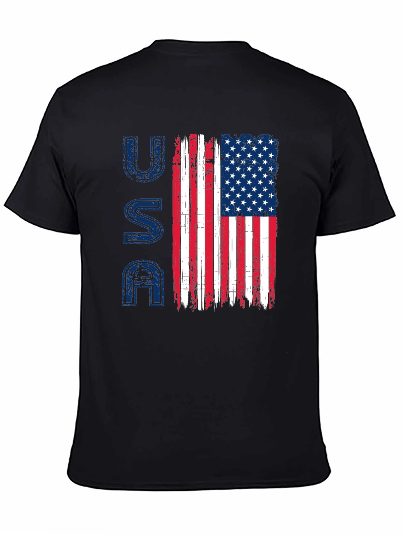USA Flag Graphic Tee - Patriotic American Pride T-Shirt