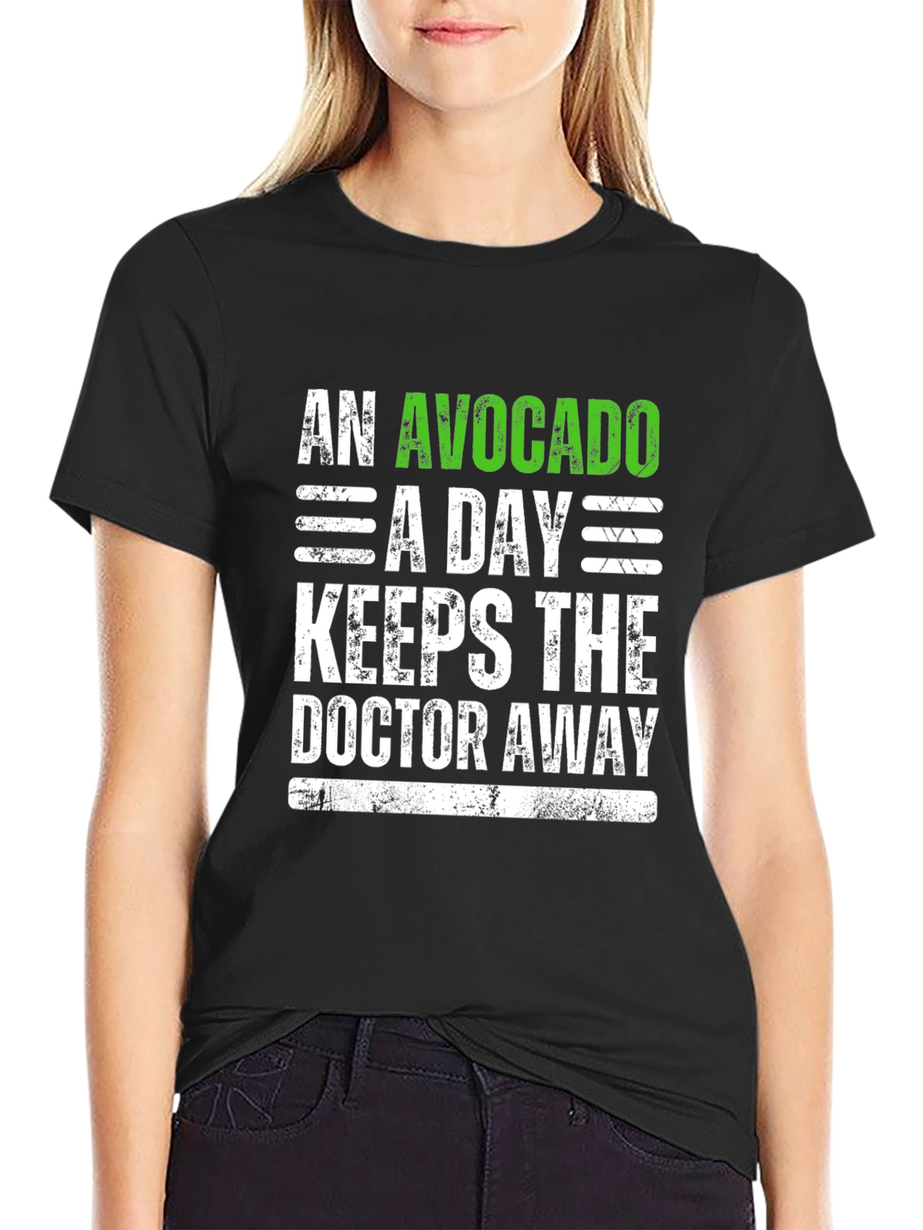 Avocado A Day Funny Graphic Tee