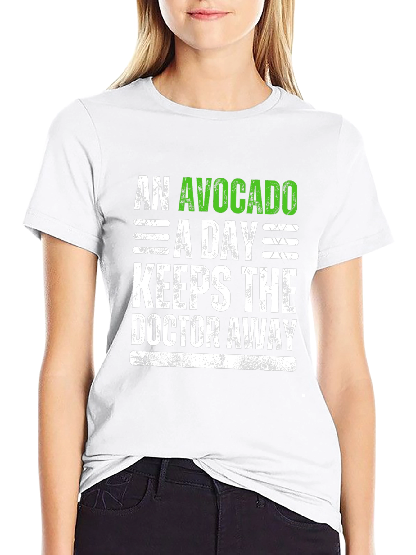 Avocado A Day Funny Graphic Tee