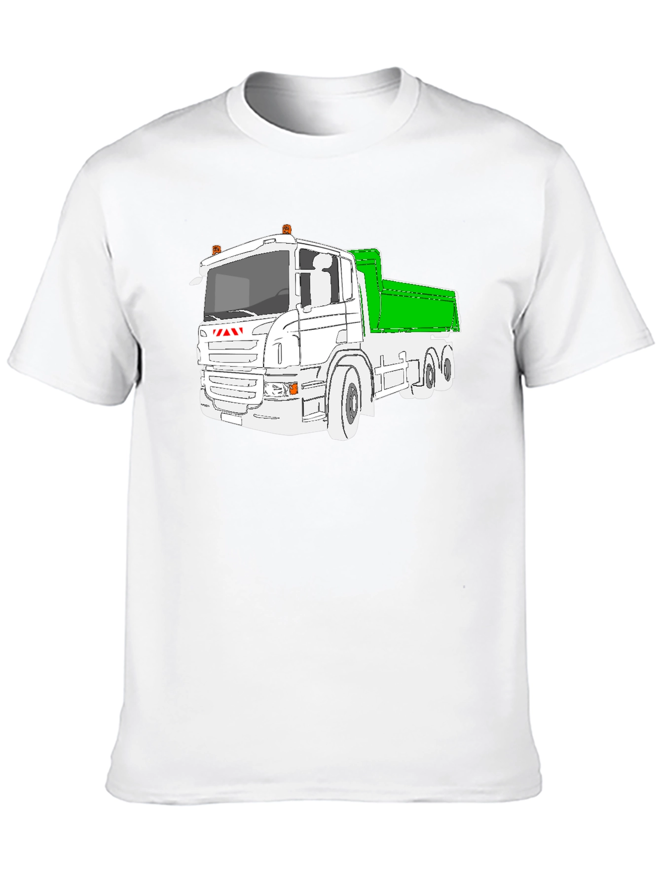 Truck Graphic T-Shirt - Black Heavy Duty Vehicle Tee