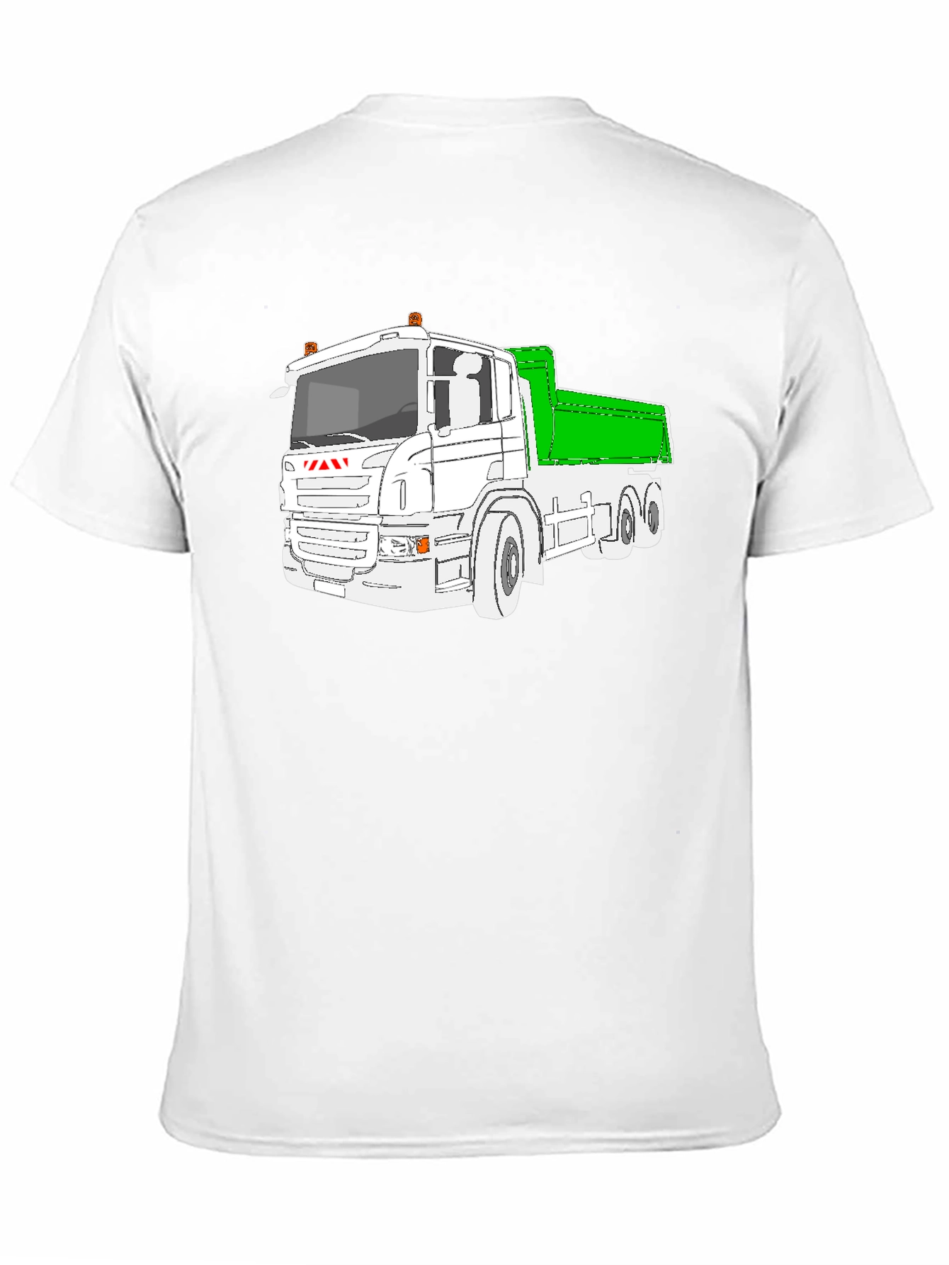 Truck Graphic T-Shirt - Black Heavy Duty Vehicle Tee