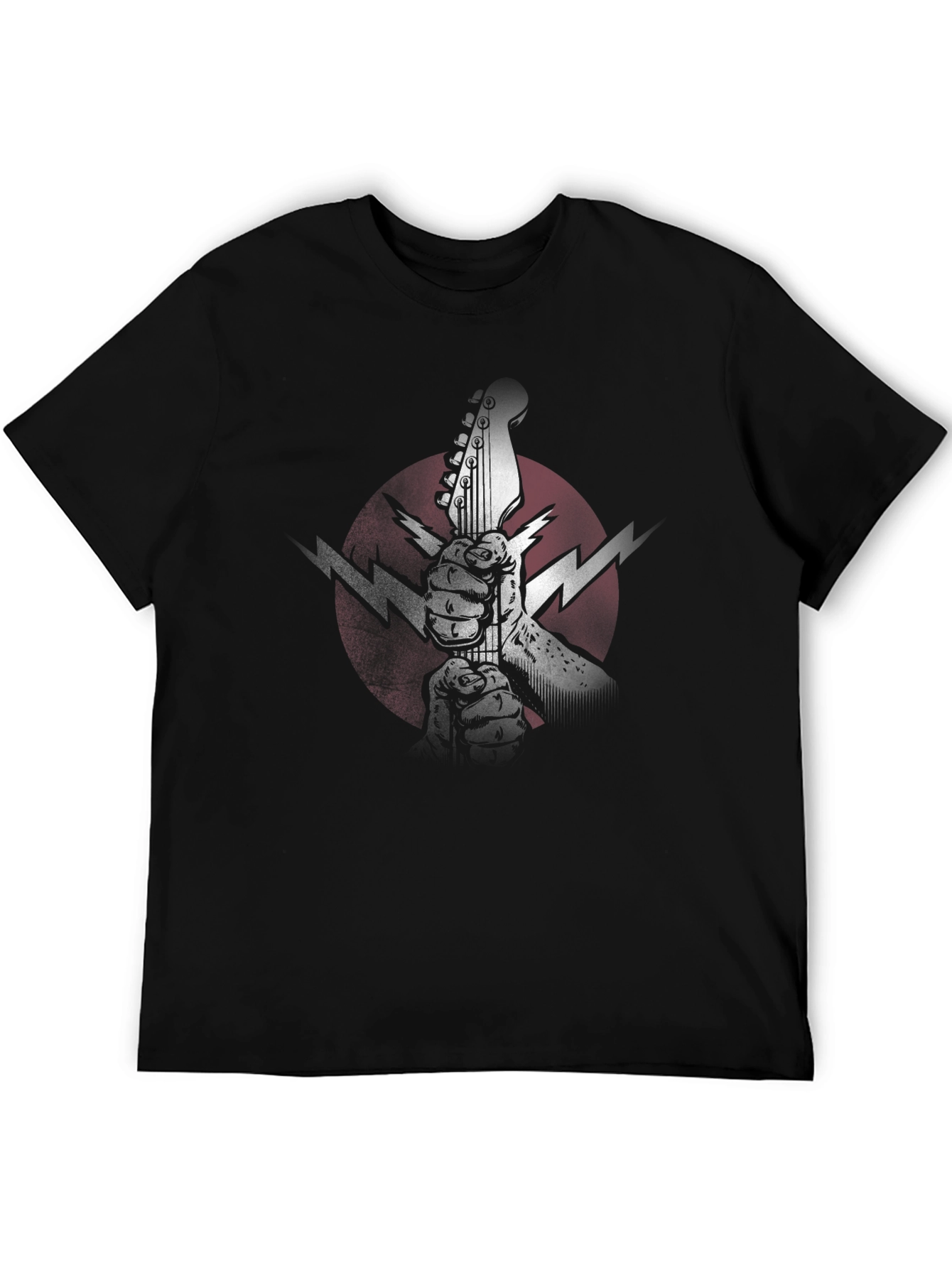 Electric Rock Guitar Graphic T-Shirt