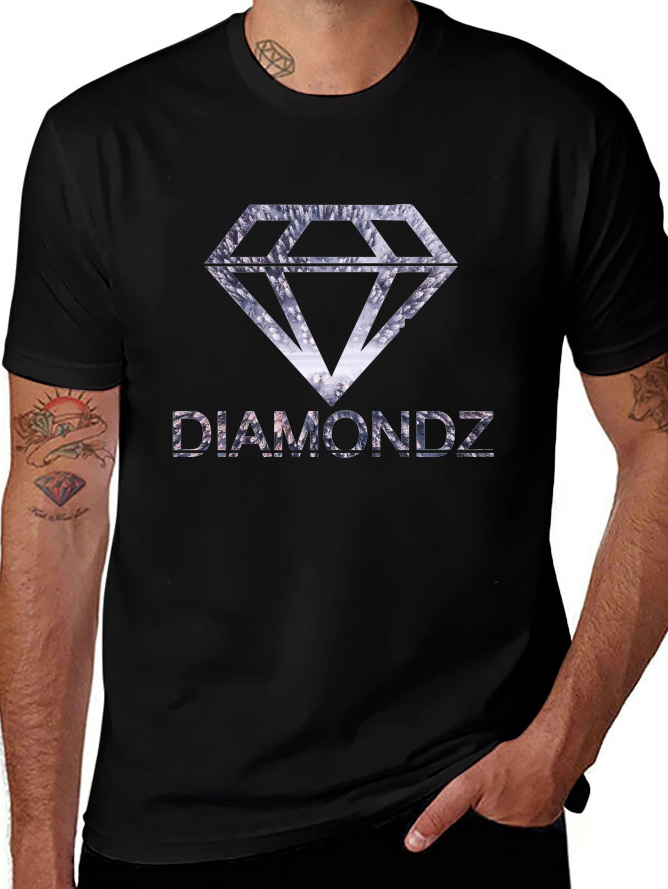 Diamondz Graphic Tee - Modern Streetwear