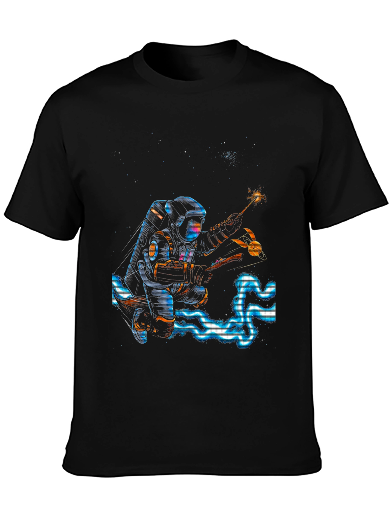 Astronaut Sparkler Graphic T-Shirt