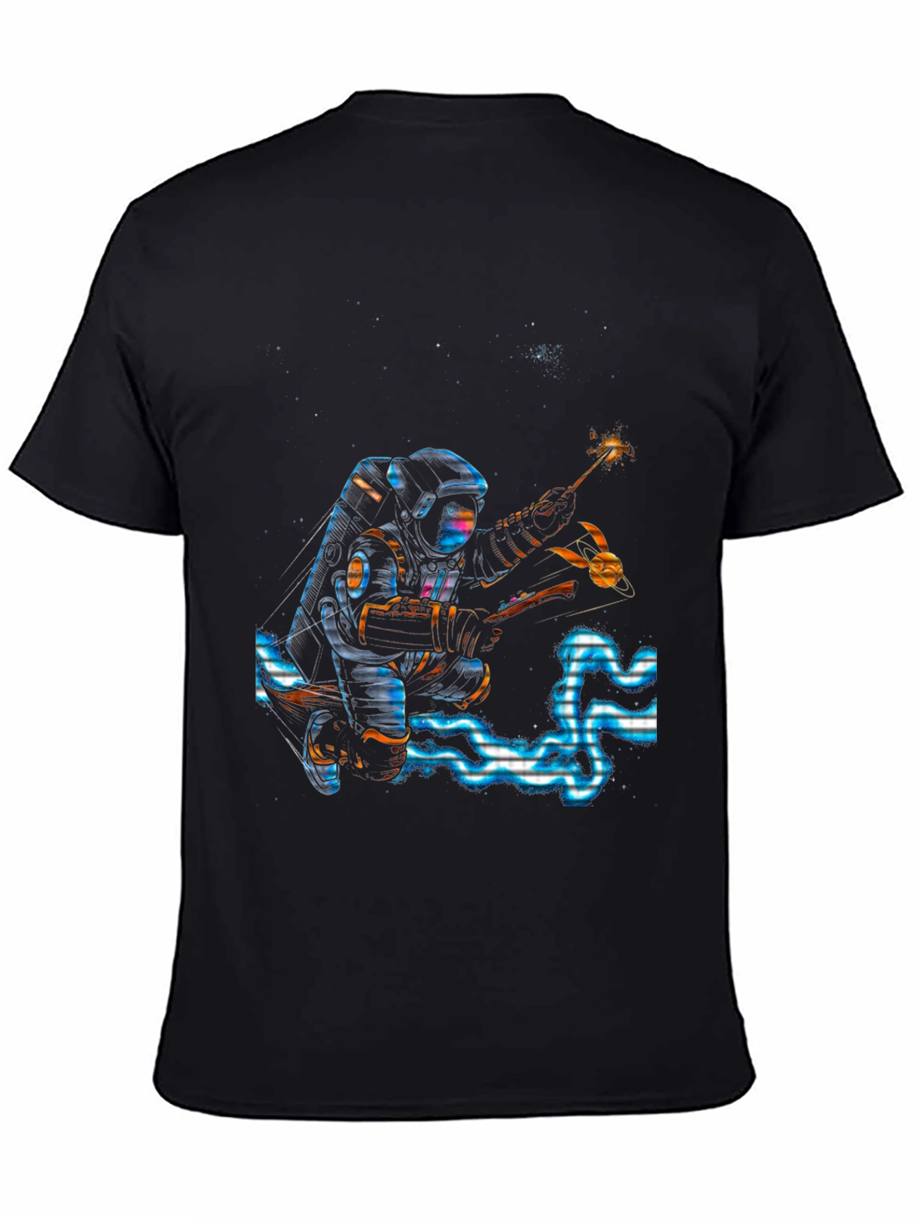 Astronaut Sparkler Graphic T-Shirt