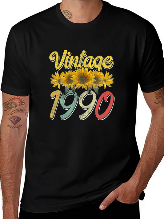 Vintage 1990 Sunflower Graphic Tee