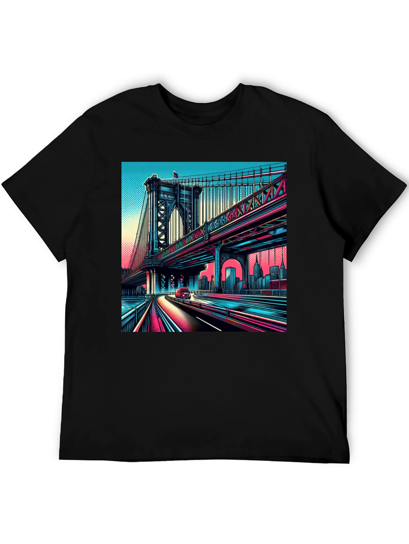 Neon Bridge Graphic Tee