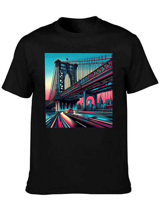 Neon Bridge Graphic Tee