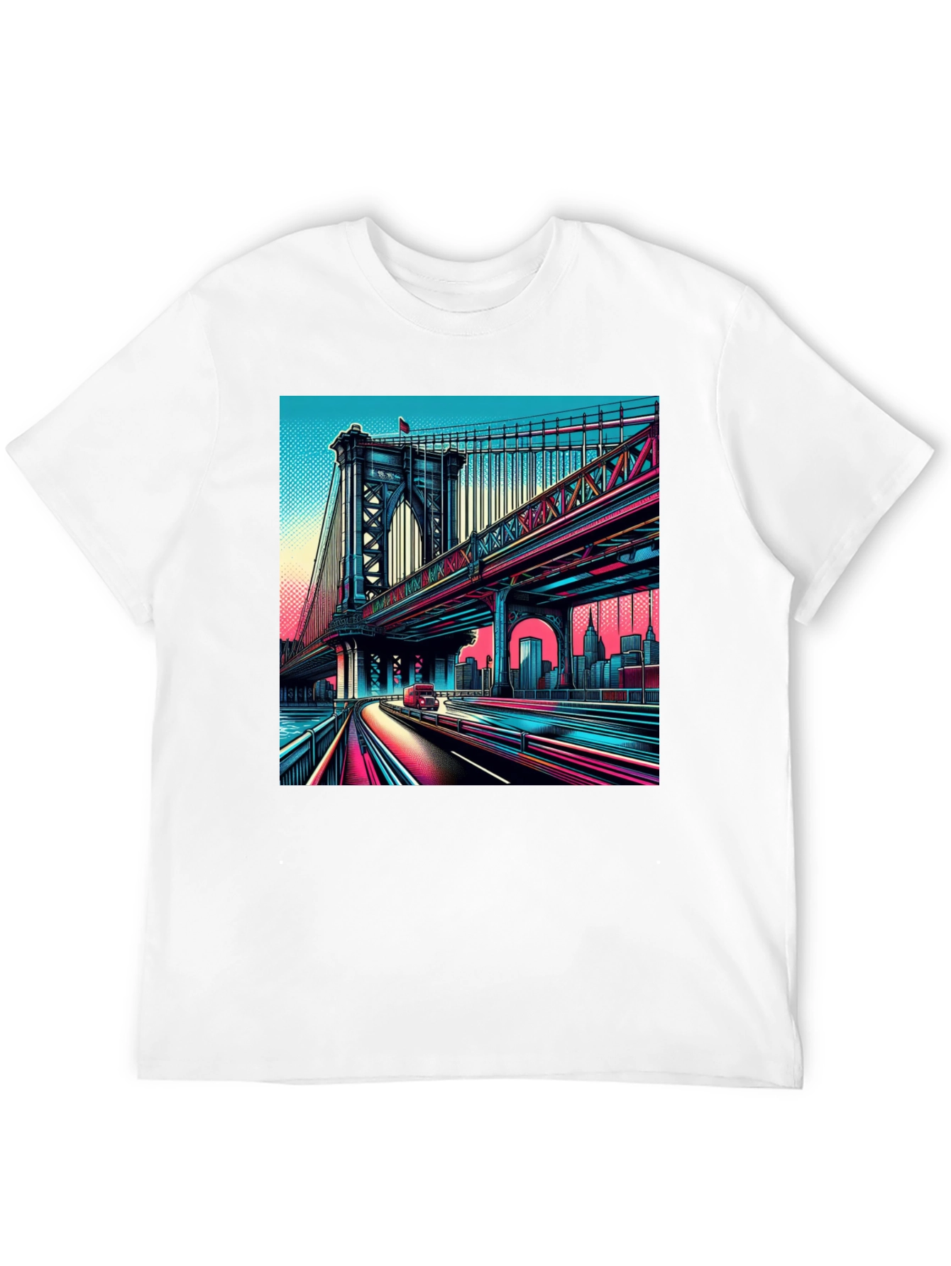 Neon Bridge Graphic Tee