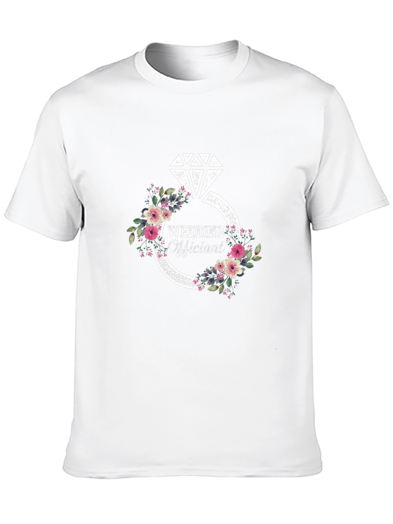 Wedding Officiant Diamond Ring T-Shirt