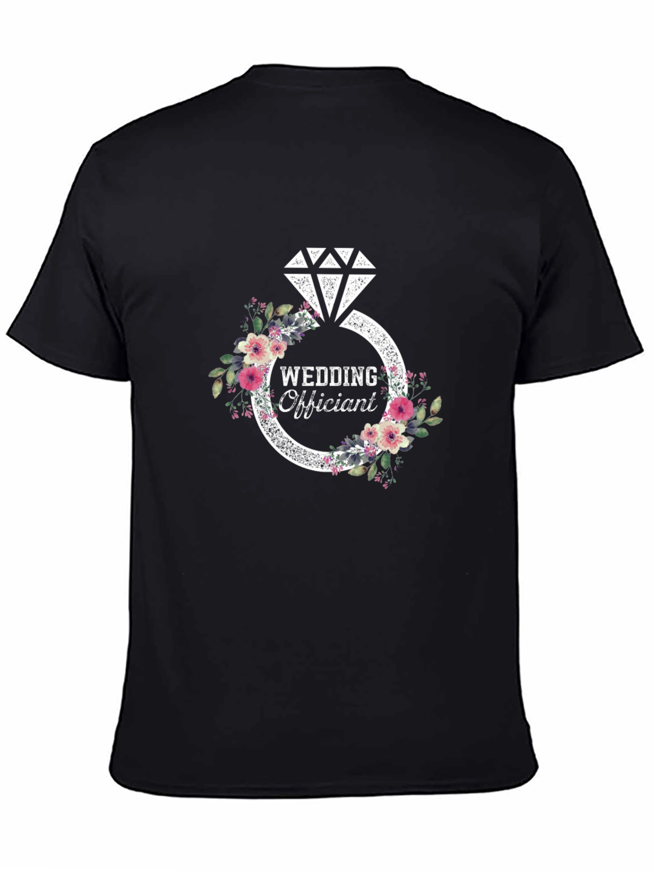 Wedding Officiant Diamond Ring T-Shirt