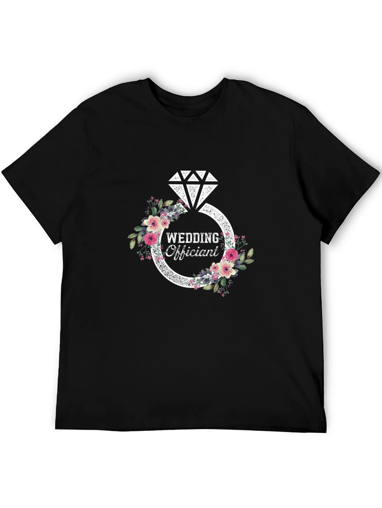 Wedding Officiant Diamond Ring T-Shirt