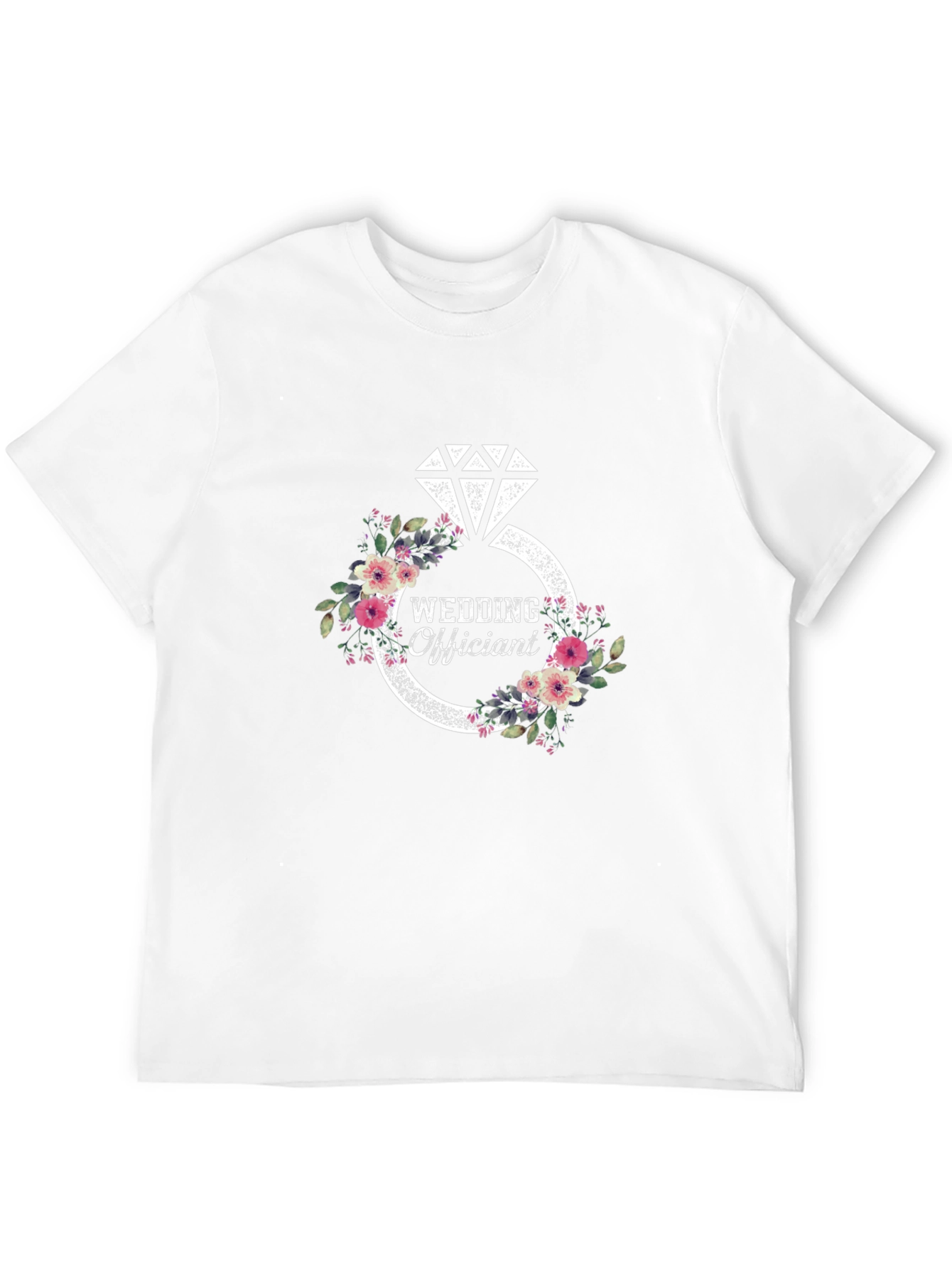 Wedding Officiant Diamond Ring T-Shirt