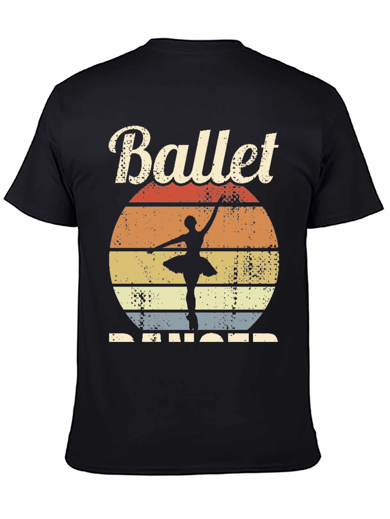 Ballet Dancer Retro Graphic T-Shirt