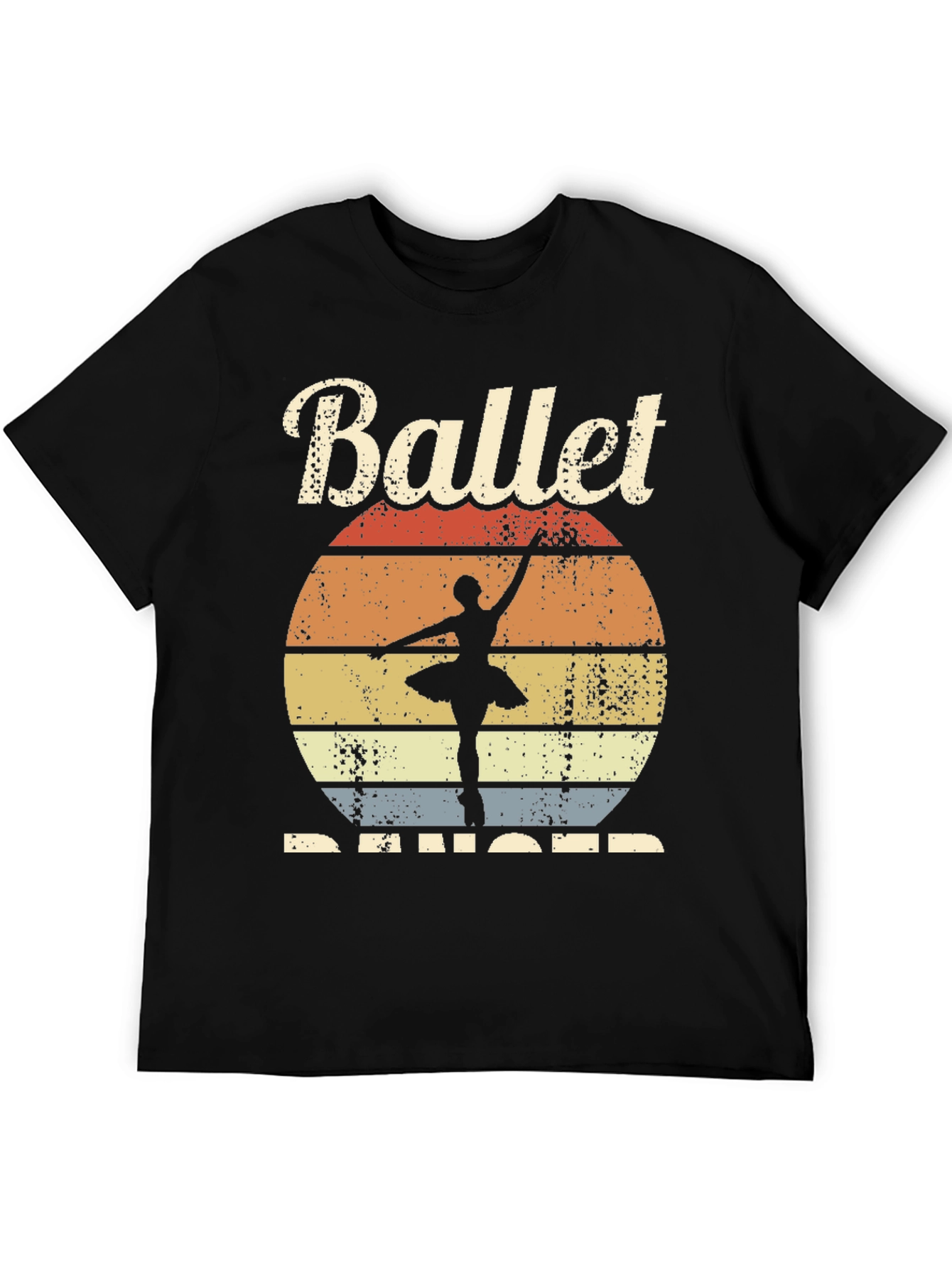 Ballet Dancer Retro Graphic T-Shirt