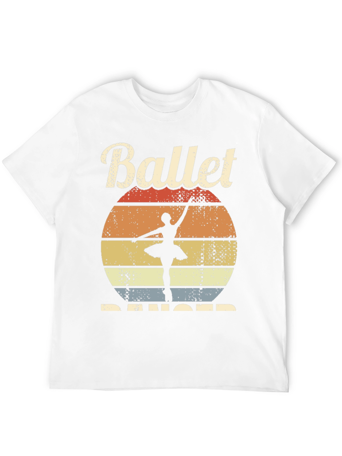 Ballet Dancer Retro Graphic T-Shirt