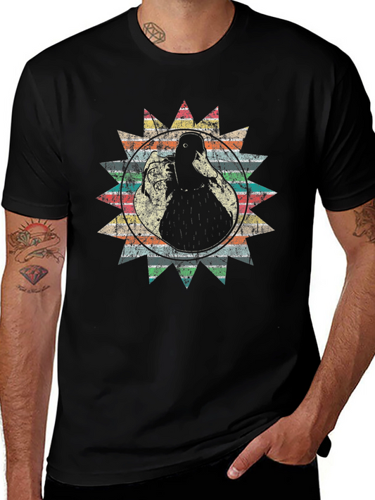 Vintage Duck Graphic Tee - Retro Style