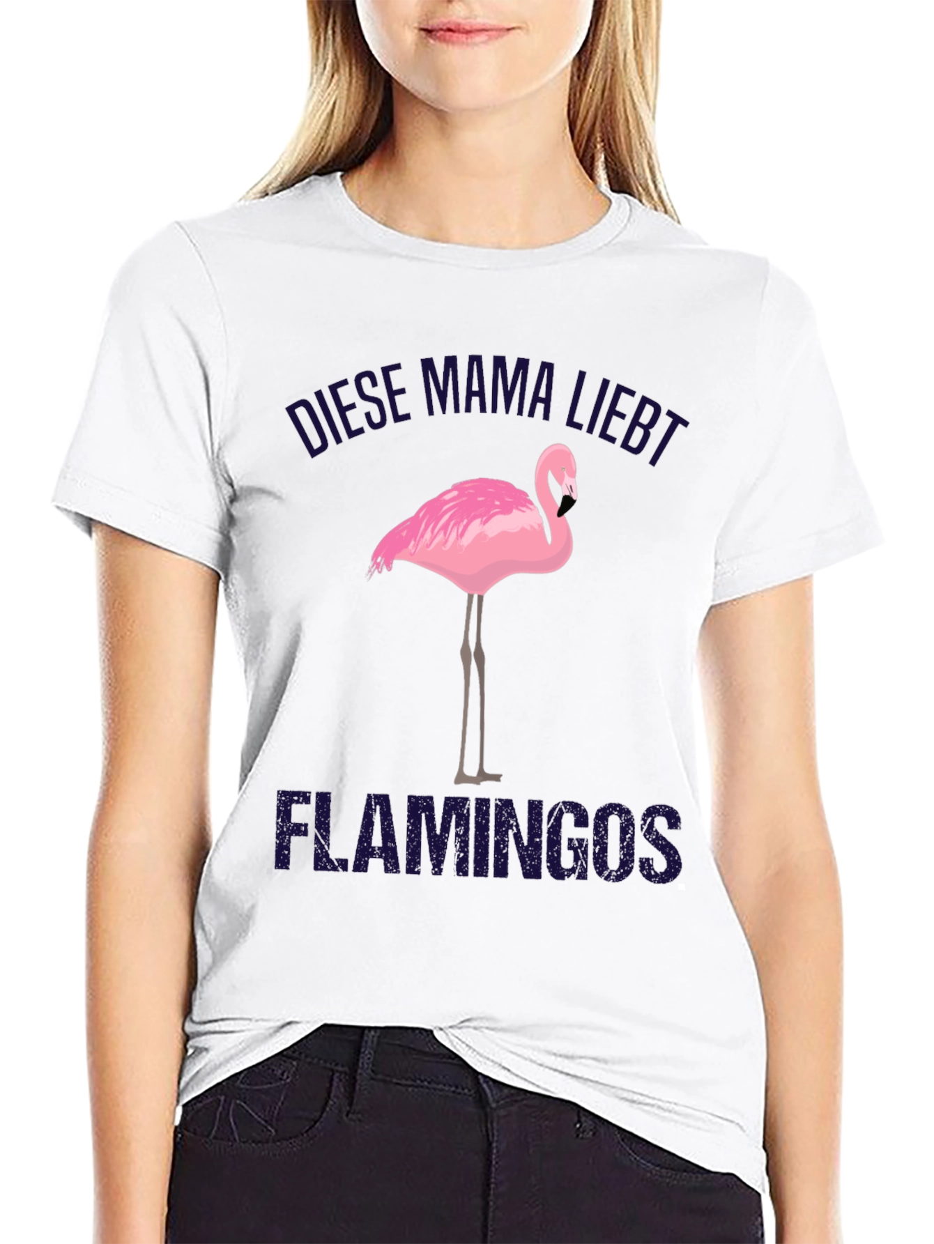Flamingo Lover Mama T-Shirt - Cute Animal Tee