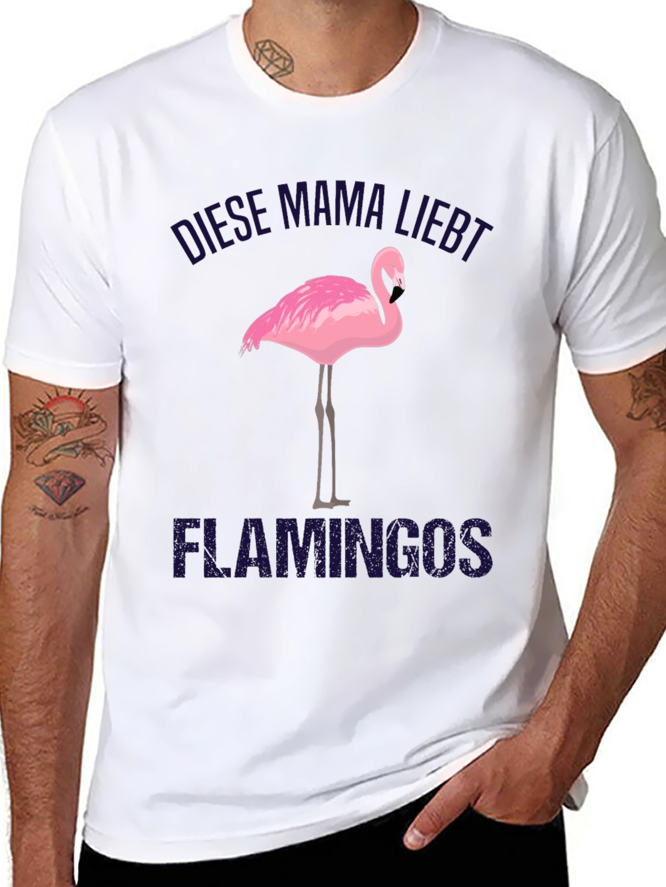 Flamingo Lover Mama T-Shirt - Cute Animal Tee