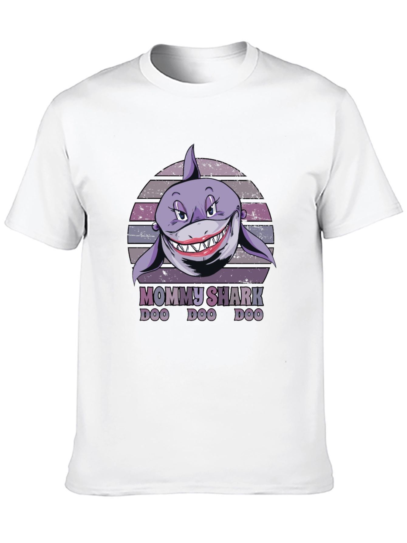 Mommy Shark Doo Doo Funny Graphic T-Shirt
