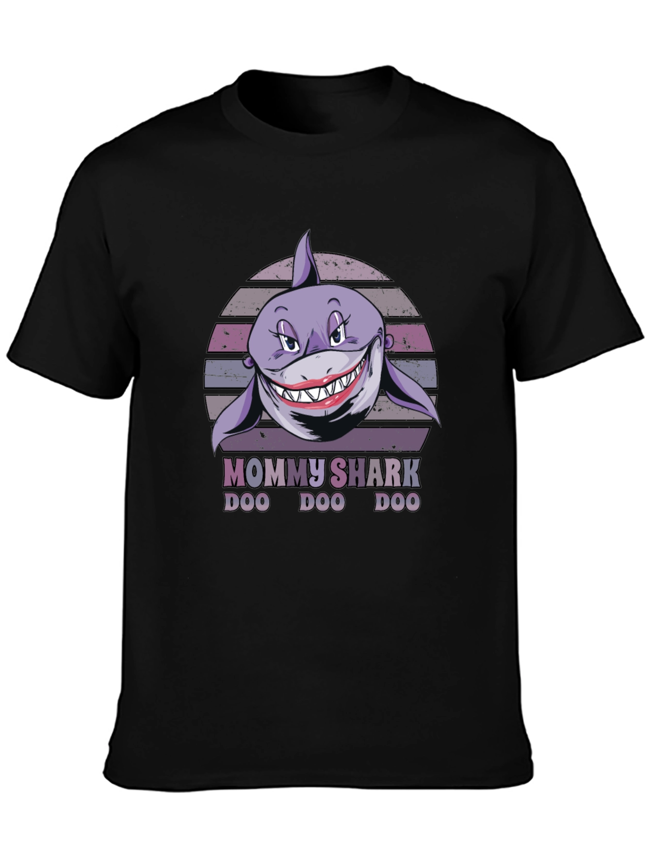 Mommy Shark Doo Doo Funny Graphic T-Shirt