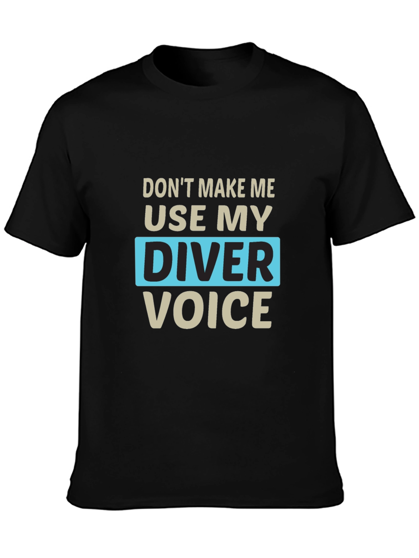 Diver Voice Graphic T-Shirt - Funny Diving Tee