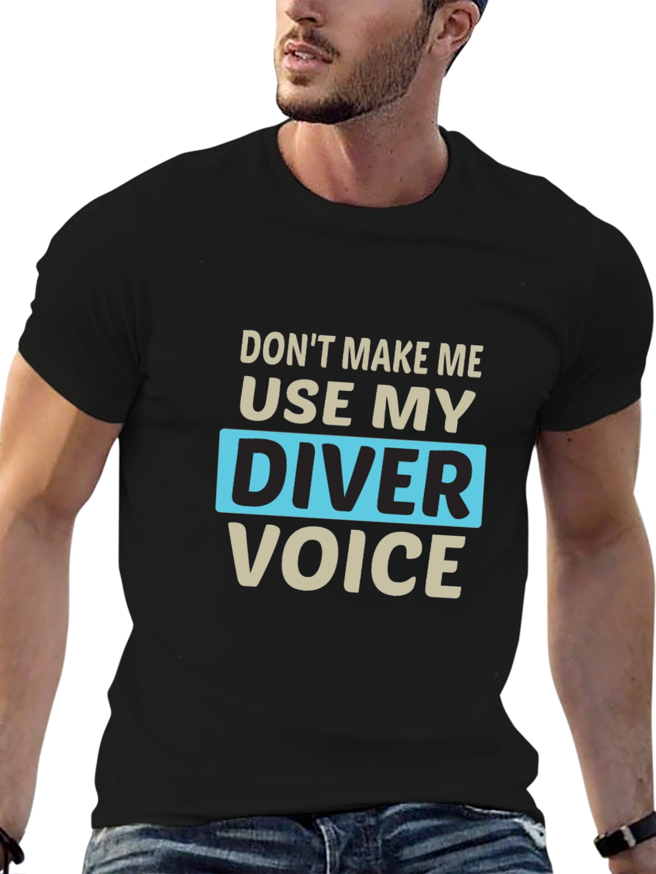 Diver Voice Graphic T-Shirt - Funny Diving Tee
