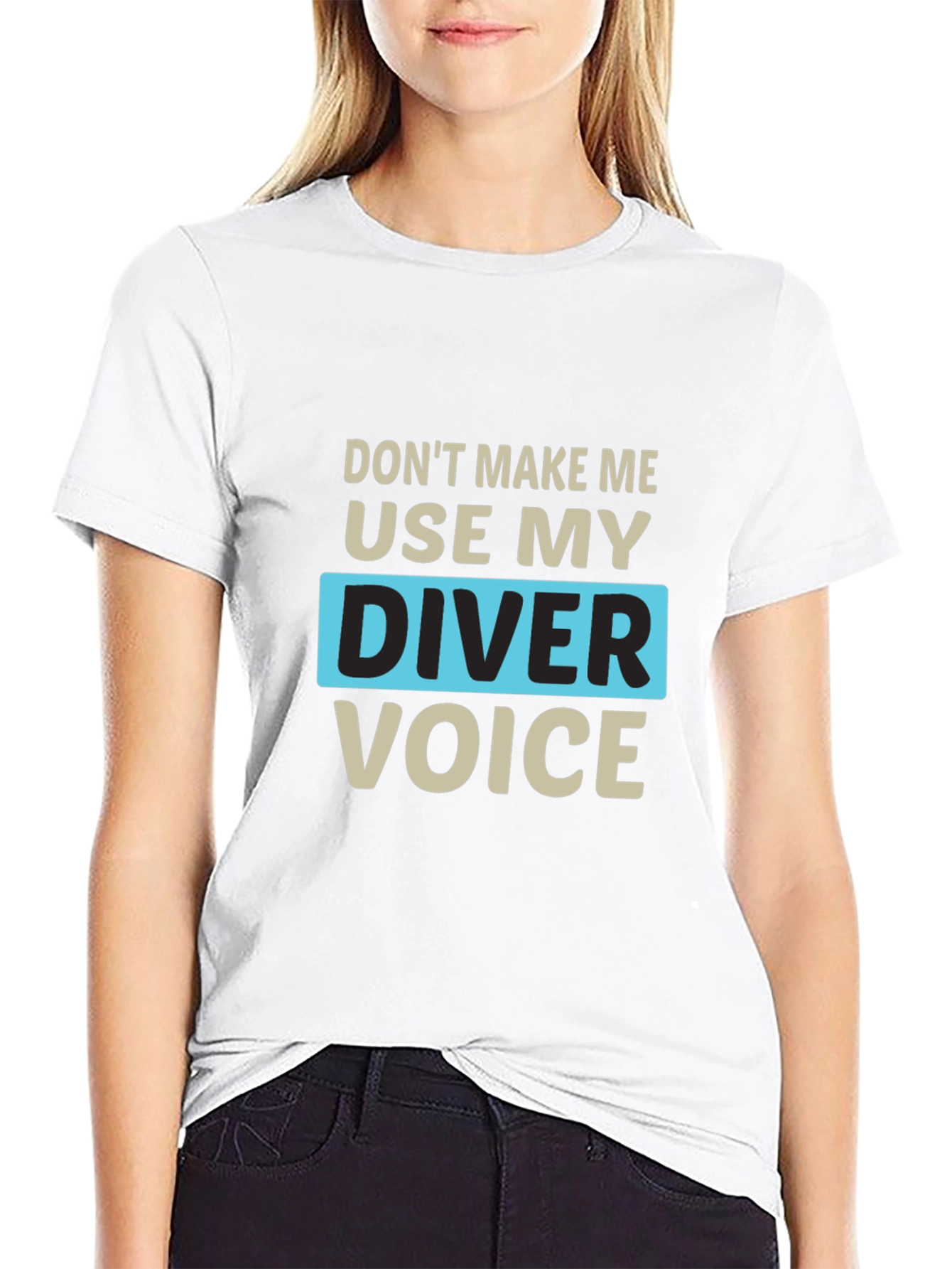 Diver Voice Graphic T-Shirt - Funny Diving Tee