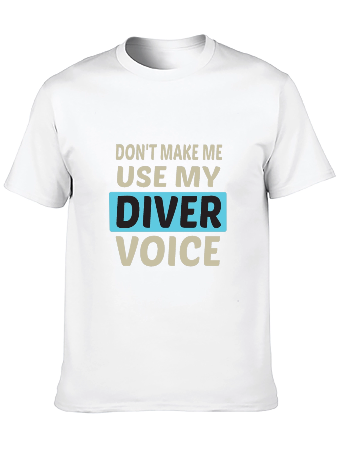 Diver Voice Graphic T-Shirt - Funny Diving Tee